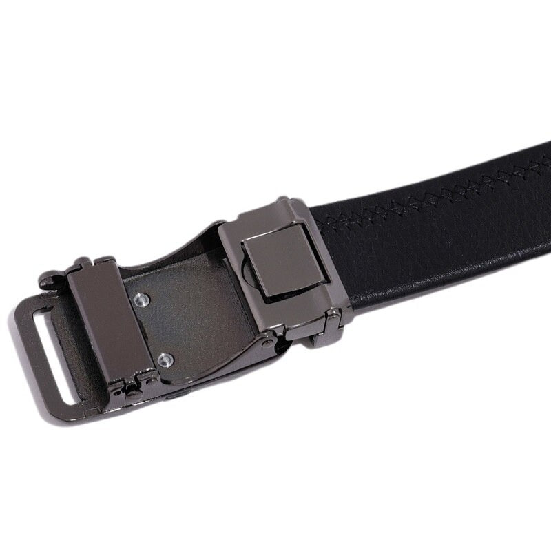 Men's Spring/Summer Automatic Buckle PU Leather Belt
