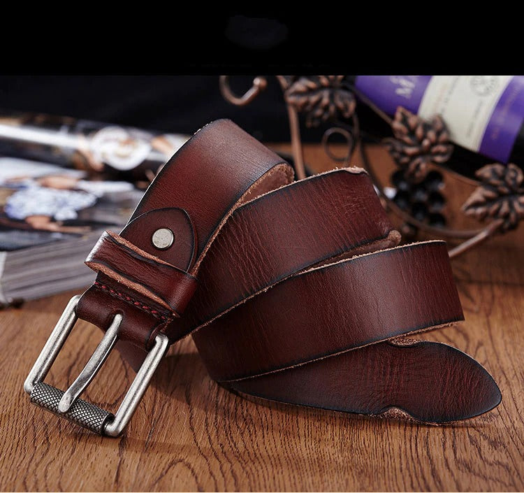 Men's Spring/Summer Genuine Leather Belts