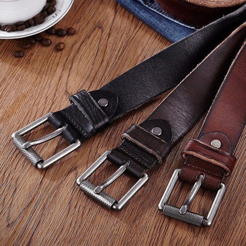 Men's Spring/Summer Genuine Leather Belts