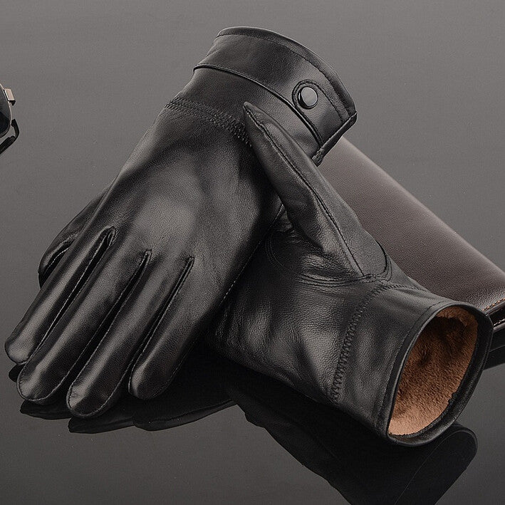 Men's Stylish Leather Gloves - Zorket