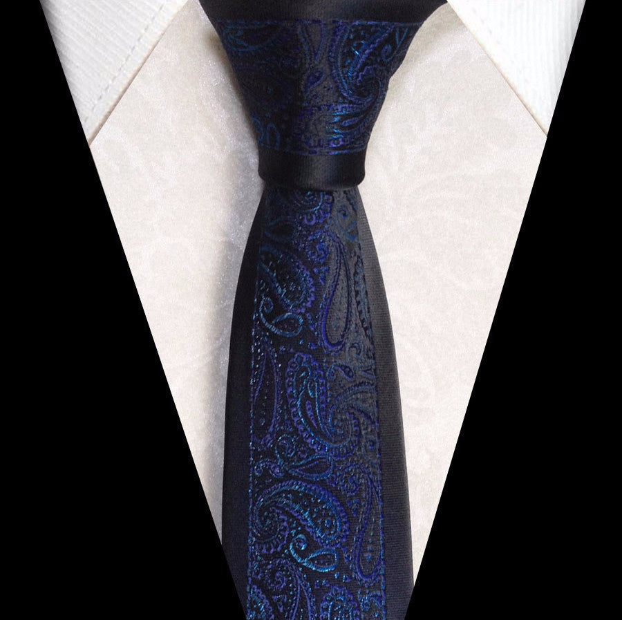 Stylish Classic Male Necktie With Border - Zorket