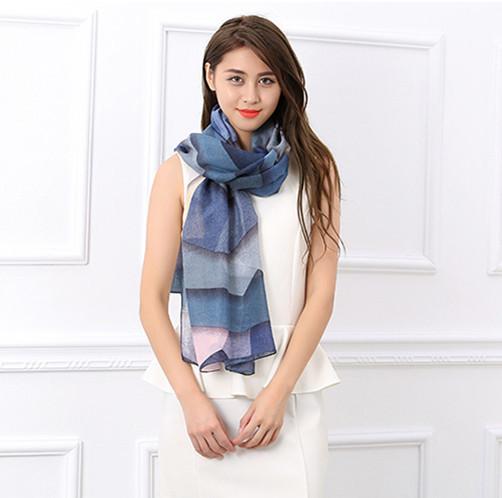 Cotton Women's Long Soft Breathable Shawl Scarf