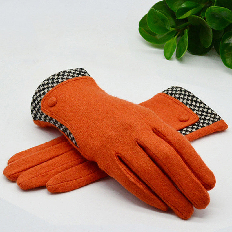 Autumn-Winter Women's Elegant Cashmere Gloves - Zorket