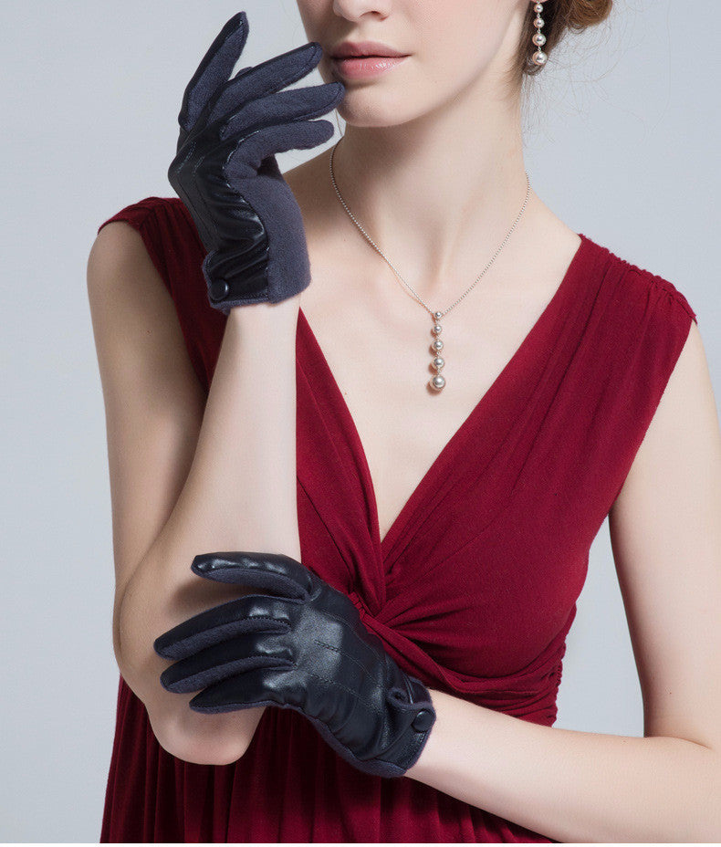 Gloves – Elegant PU Leather Winter Super Warm Gloves | Zorket