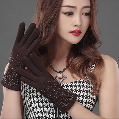 Winter Women's Cashmere Touch Screen Gloves