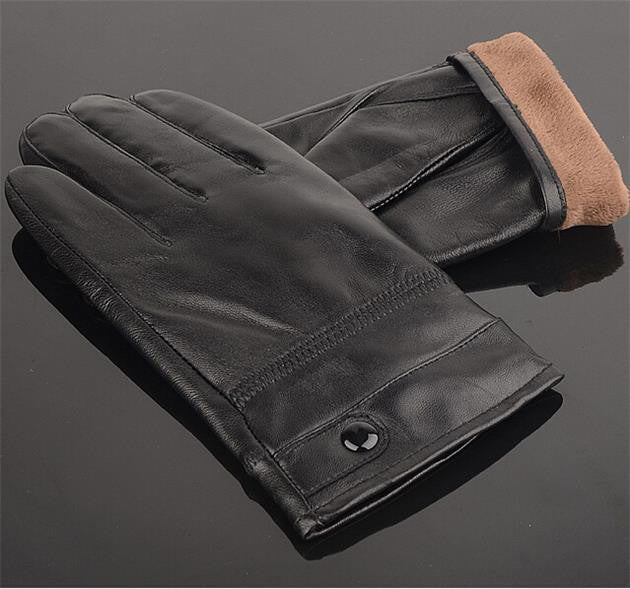 Men's Stylish Leather Gloves - Zorket