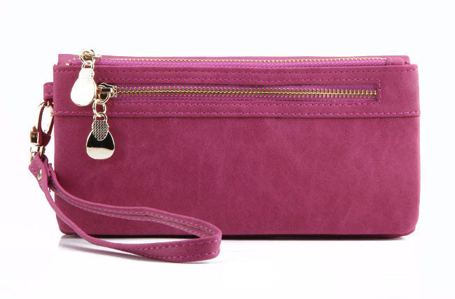 Wallet – Fashion Women's 9 Colors Matte PU Leather Soft Wallet Clutch Purse Card Holder | Zorket