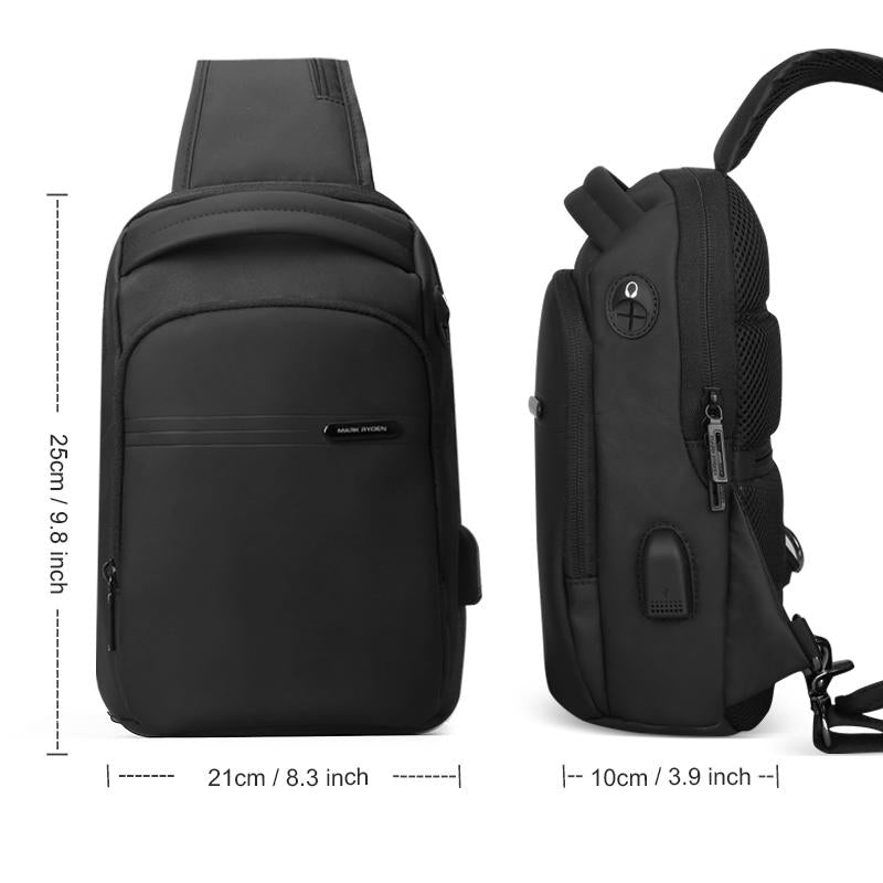 Men's Waterproof Shoulder Bag For 9.7 Inch iPad