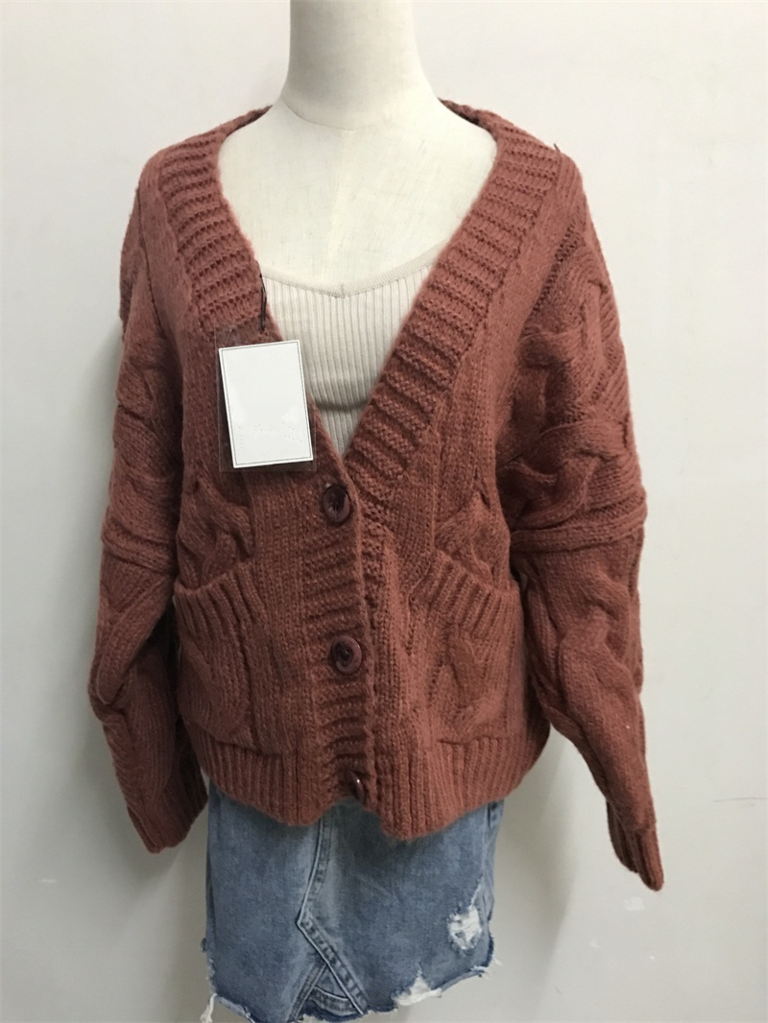 Women's Winter/Spring Casual Knitted Long-Sleeved Cardigan
