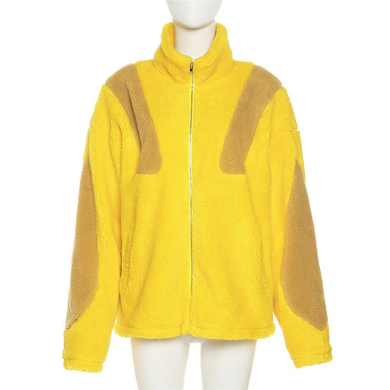 Women's Autumn Yellow Casual Jacket