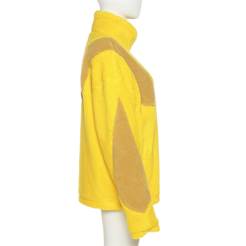 Women's Autumn Yellow Casual Jacket